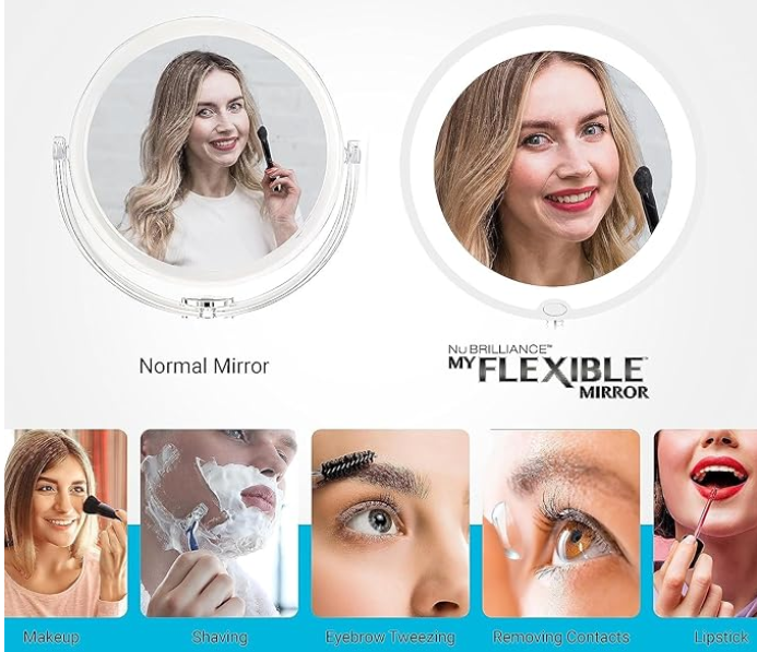 Souqzila Ultra Flexible Mirror designed as an adjustable makeup mirror for beauty routines