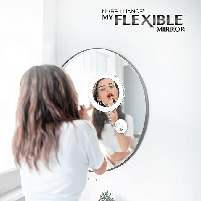 Souqzila Ultra Flexible Mirror with Adjustable Makeup Mirror functionality for perfect cosmetic application