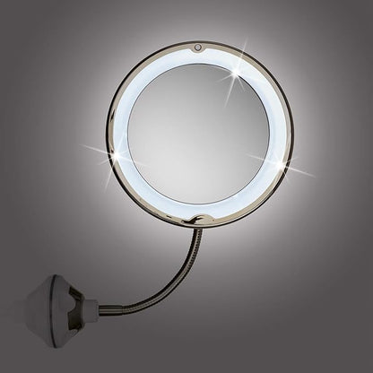 Souqzila Ultra Flexible Adjustable Makeup Mirror with LED Light for Perfect Beauty Application