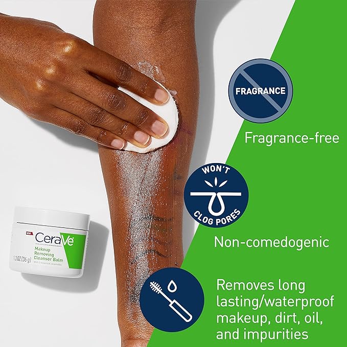 Souqzila makeup remover balm effectively removes waterproof makeup, dirt, and impurities without clogging pores