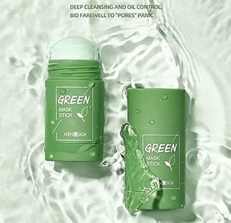 Souqzila Green tea clay mask purifying clay stick for deep cleansing and oil control