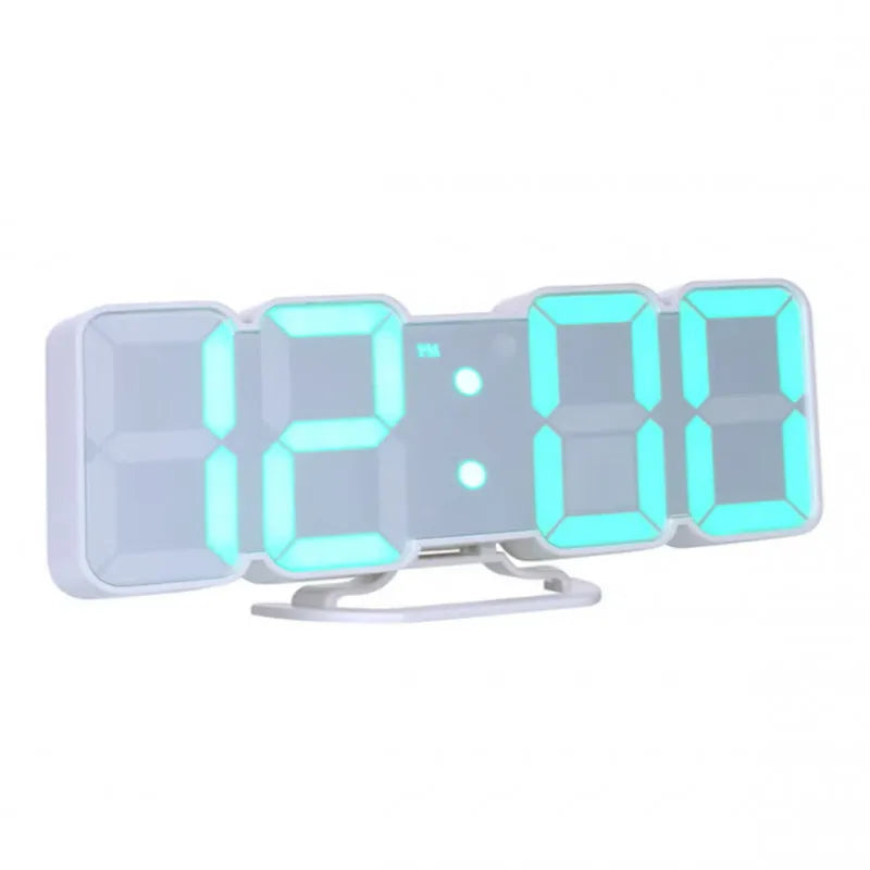 Souqzila modern LED wall clock with large digital display and adjustable brightness for easy reading
