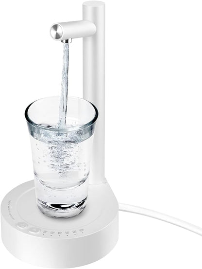 Souqzila portable electric water dispenser for home pouring water into a glass effortlessly
