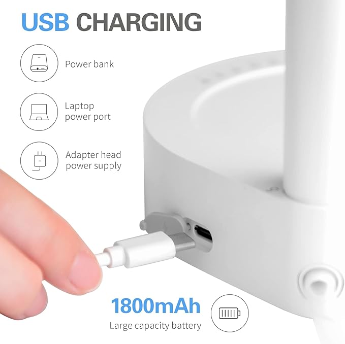 USB charging feature of Souqzila portable electric water dispenser for home with 1800mAh battery