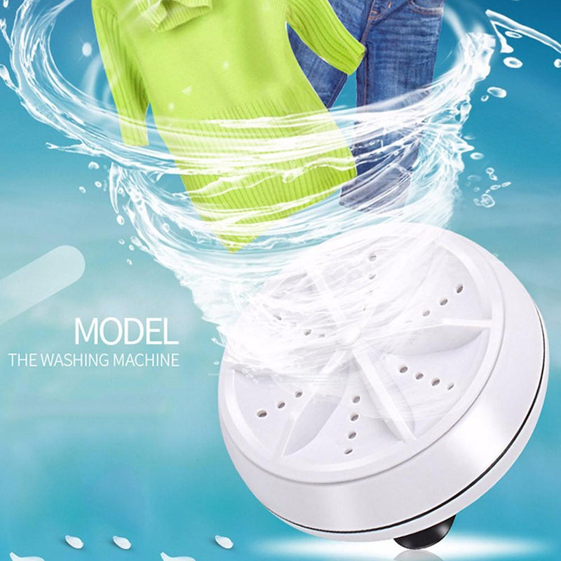 Souqzila portable mini washing machine with spinning action for efficient laundry care