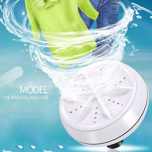 Souqzila portable mini washing machine with spinning action for efficient laundry care