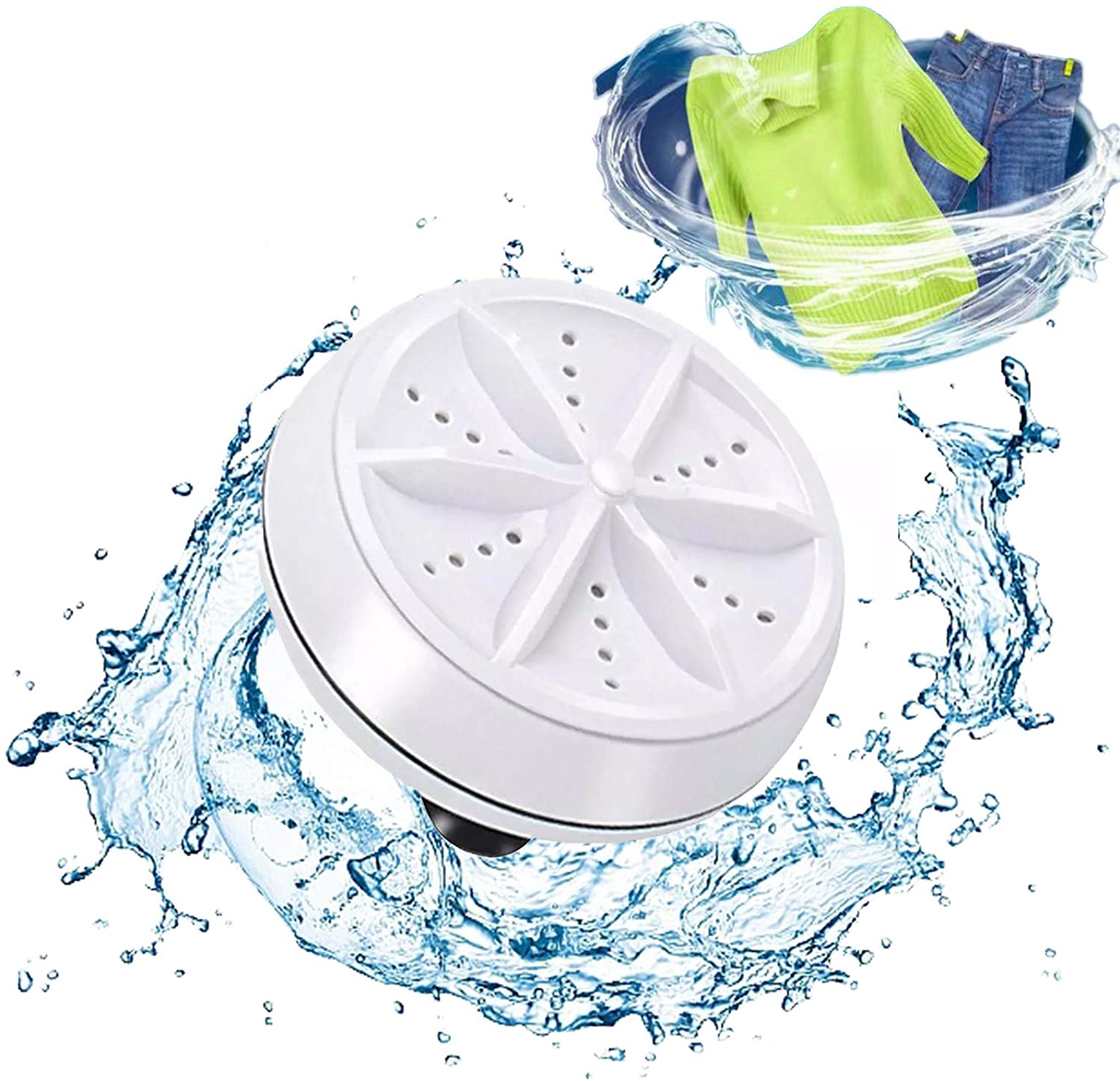 Souqzila portable mini washing machine with compact design, ideal for small spaces and efficient laundry care