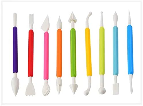 Souqzila colorful professional cake decorating tools set with multiple shaped tips for detailed cake designs