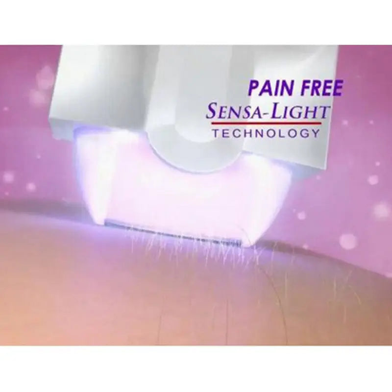 Finishing Touch hair epilator by Souqzila removing fine facial hair pain free with Sensa Light illumination